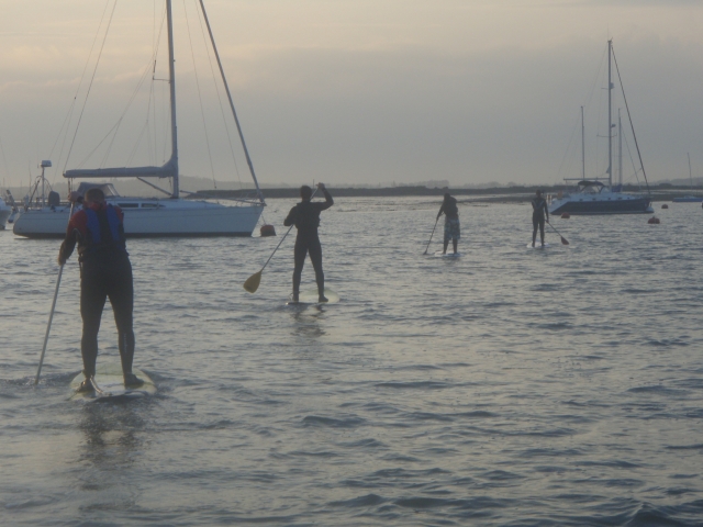  Sunset Paddle Boarding 