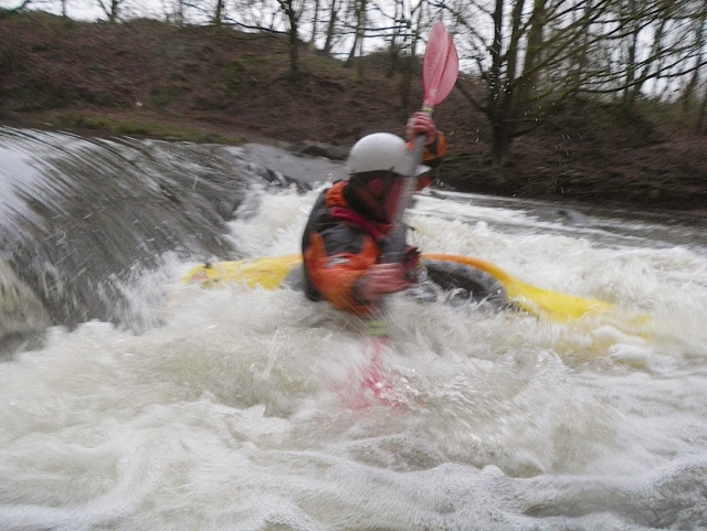 Whitewater kayaking