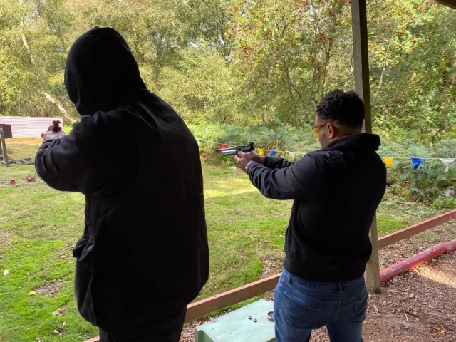 Handgun shooting