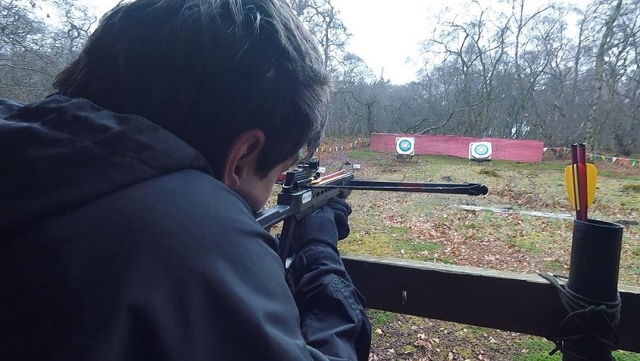  Schießen auf weite Distanzen. 