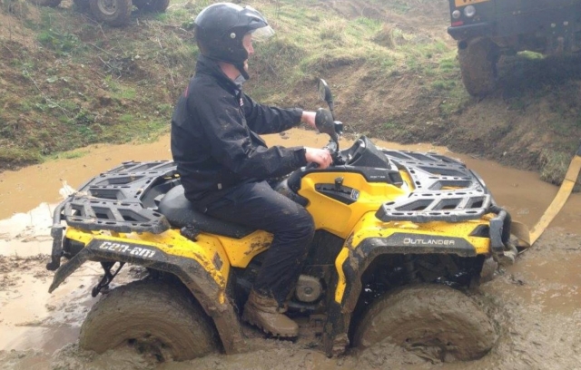 Muddy off-roads