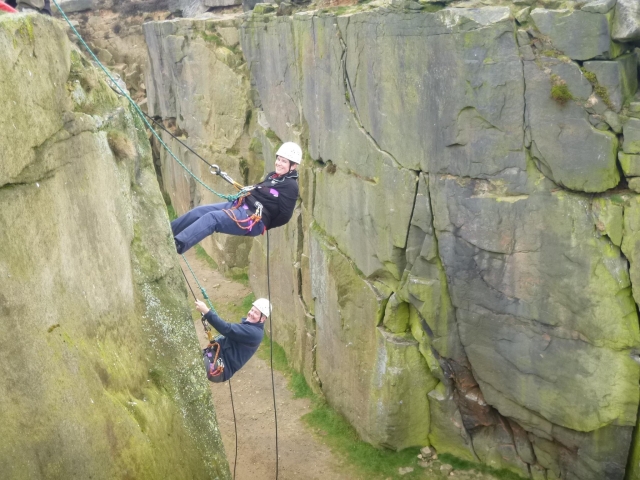  Rappel dans les Yorkshire Dales 