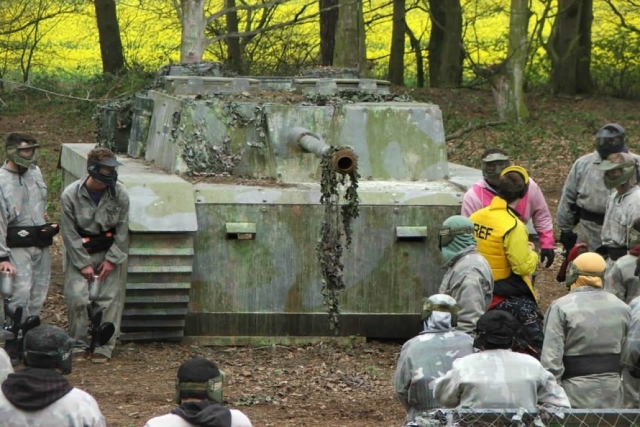 Paintball-Schlachten bei Brigg 
