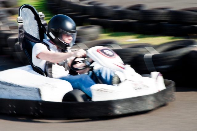 Kart-Abenteuer in Anglesey 