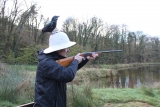Clay Pigeon Shooting in Pentrecwrt Half Day