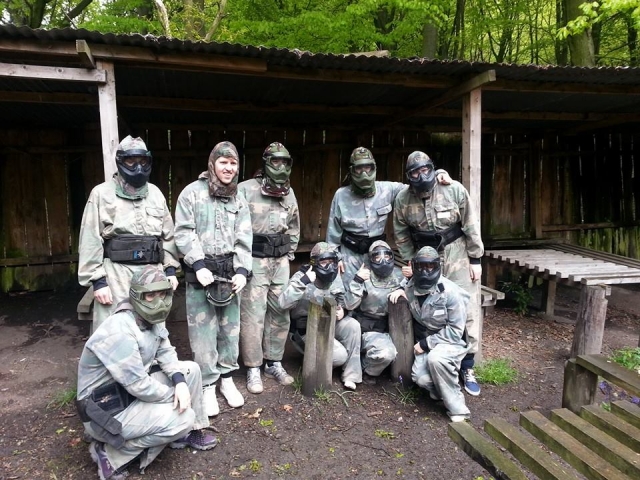 The group is ready for fun