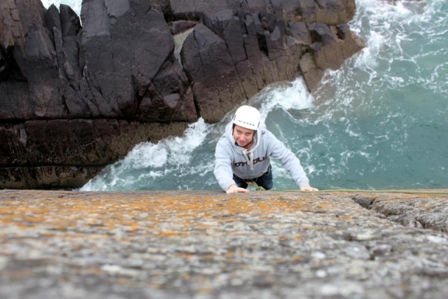 Climbing is great fun.