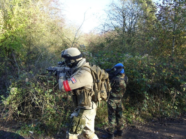 Paintball is a great game to play.