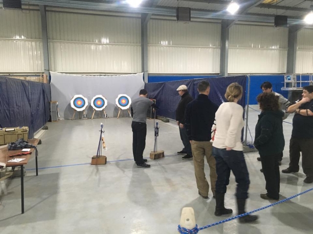 Archery indoors