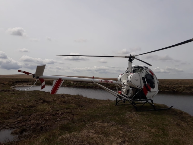 Entrenamiento de helicópteros en Devon 