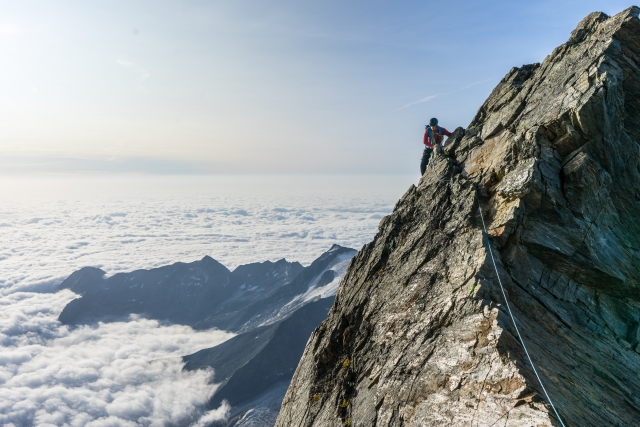  Escalando com vistas incríveis 