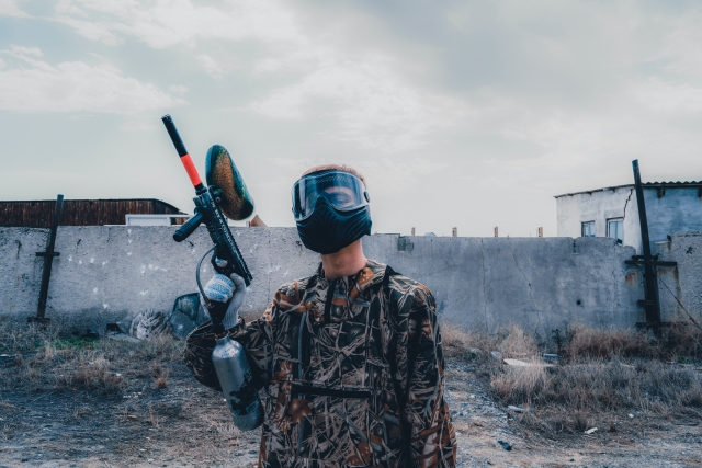  Il professionista del paintball! 