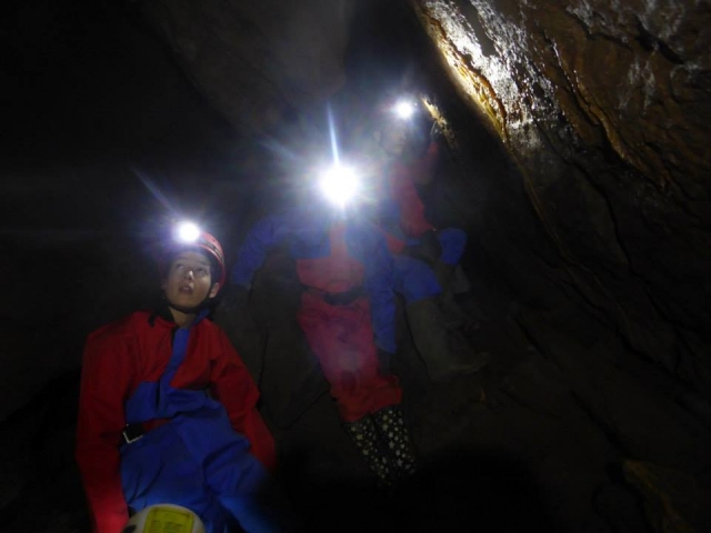 What interesting the caves are