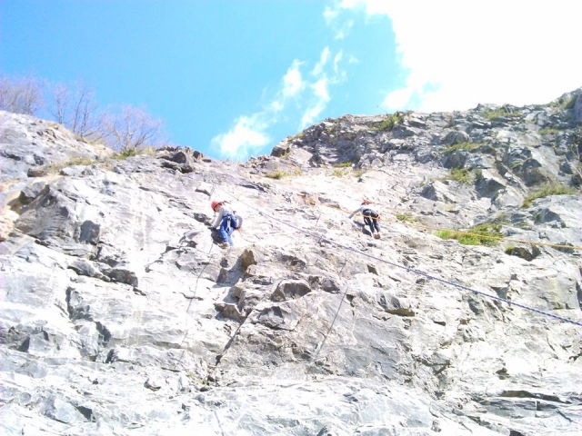 Große Berge zum Klettern 