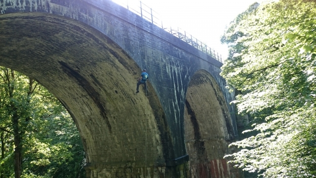 En el puente 