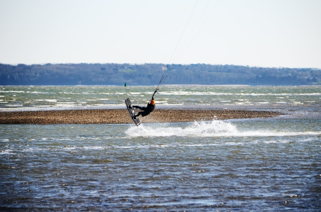  kitesurf au port de Poole 