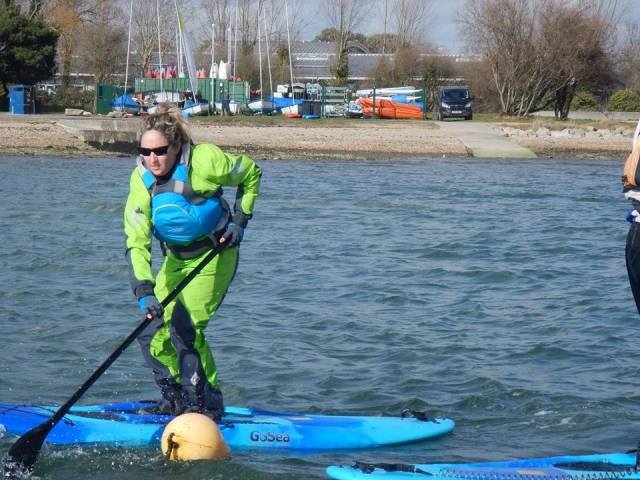  SUP dans le Dorset