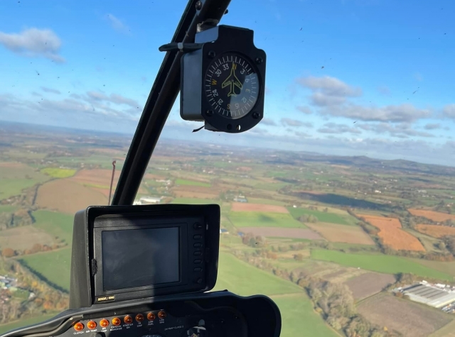Meia hora no helicóptero 
