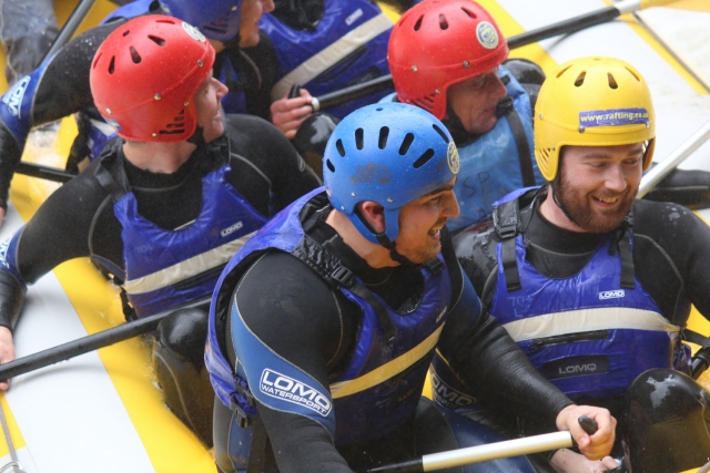 Tripulación de rafting