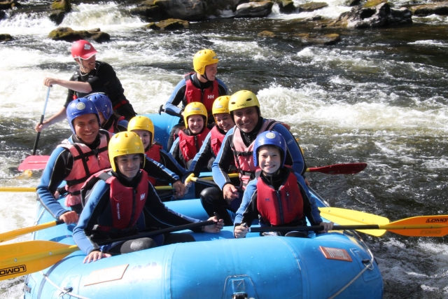  Rafting per famiglie 