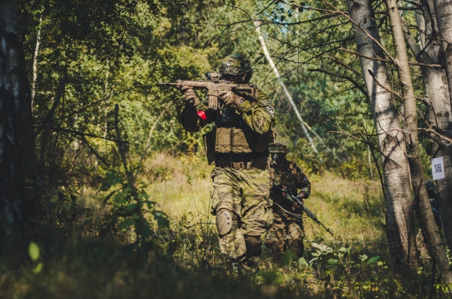 Outdoor airsoft field