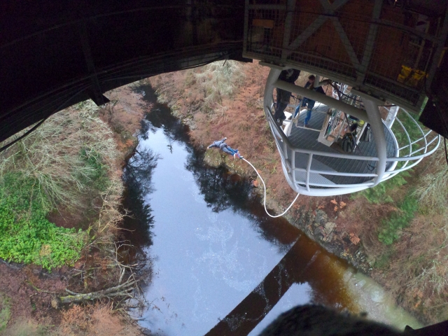  Saut à l'élastique en automne 
