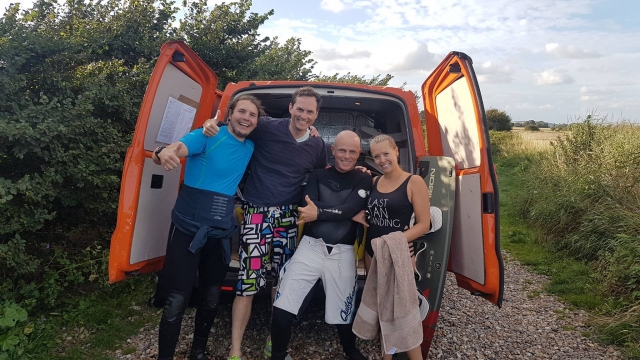  Nach dem Kitesurfen 