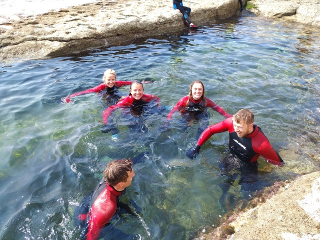 Una piscina nella roccia 