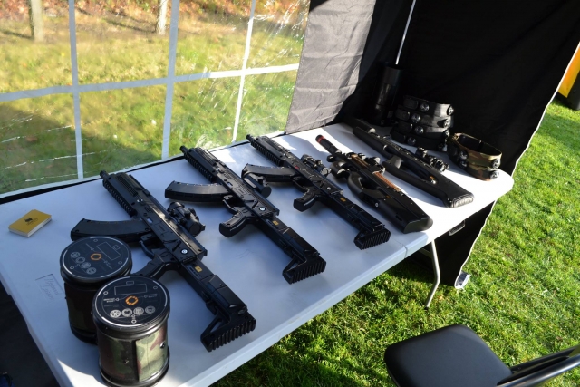  Várias armas de tags a laser 