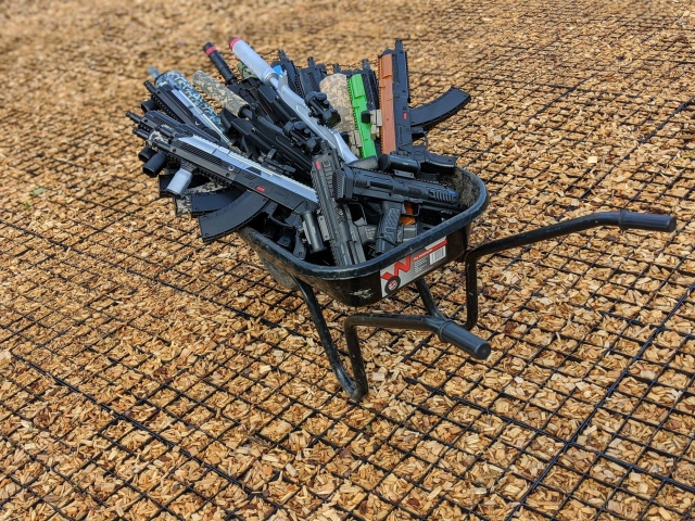 Armas a laser fornecidas por nós 