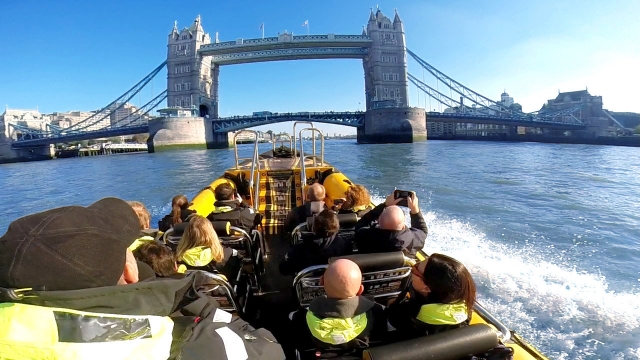 Boating to Tower Bridge