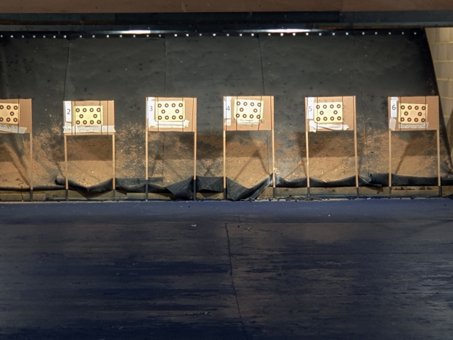 Targets from 10 metres