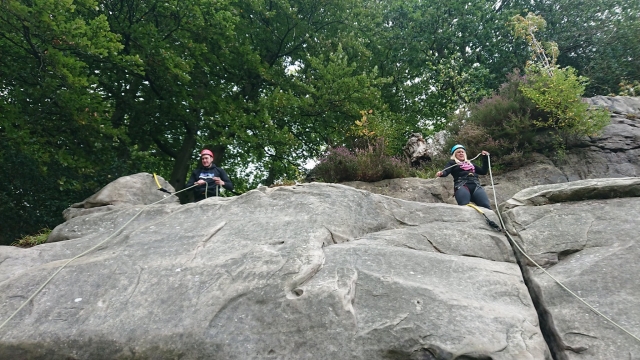 Rock climbing