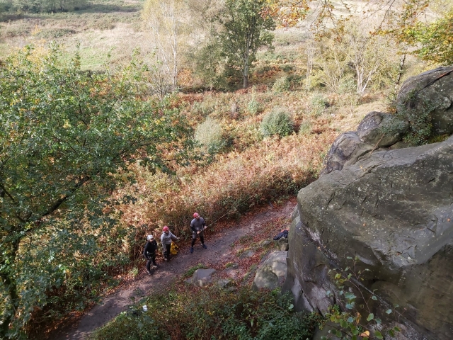 Rock climbing