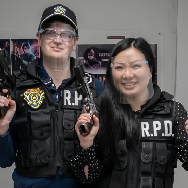 Couples that shoot zombies together, stay together!