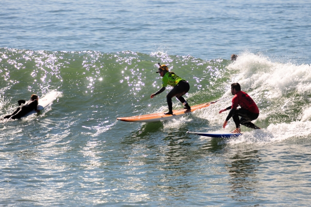 Riding waves