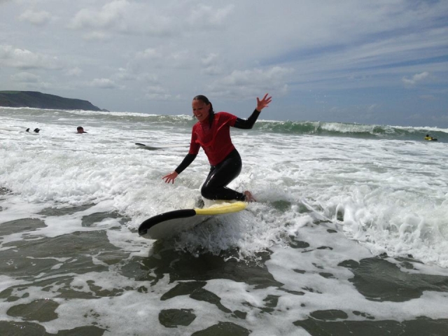  Surf à Widemouth Bay 