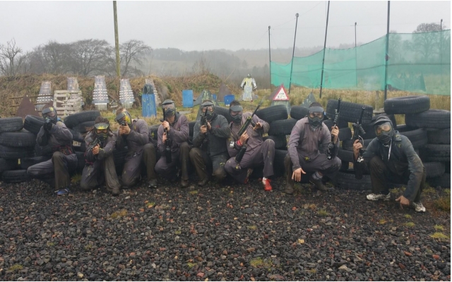  El equipo de paintball 