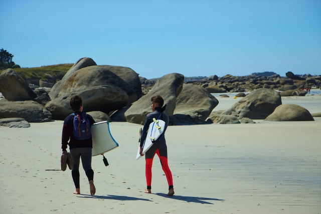 Surfeando con tu pareja 
