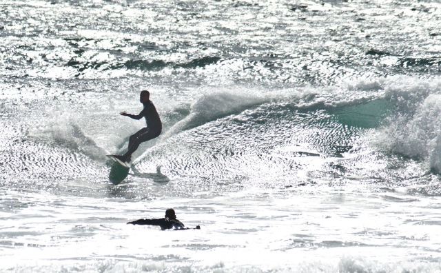 Surfing in Wales