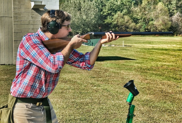  Tiro de Clay Pigeon no Reino Unido 