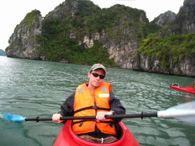 kayaking with friends