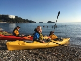 Caiaque no mar para iniciantes em Torquay por 2 dias