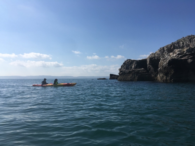 Enjoying the ocean