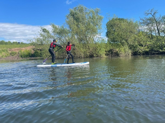  Uma aventura de paddleboard 
