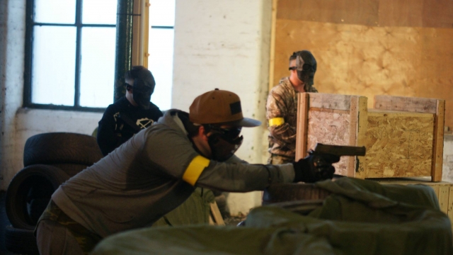 Pointing at the target