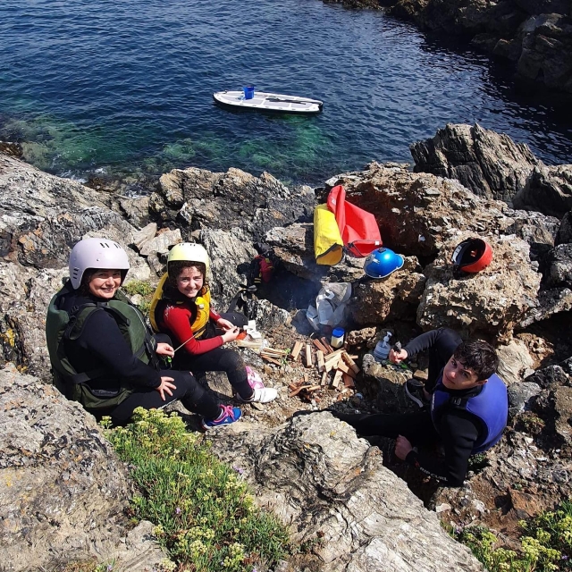 Coasteering en Cornouailles 