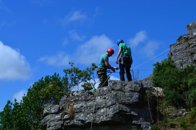 Sessioni di gruppo per l'arrampicata 