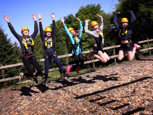 Low Ropes adventures in Devon