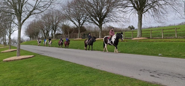 Get a horse riding session with your family